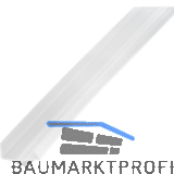 REHAU Sockel-Abschlussprofil 19 mm mit Dichtbalg, Kunststoff transparent