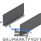 BLUM LEGRABOX pure SET H�he F, BLUMOTION S, 70Kg, NL 650, Oriongrau