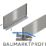 BLUM LEGRABOX pure SET H�he F, BLUMOTION S, 70Kg, NL 550, INOX