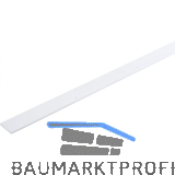 Schlagleiste flach 30 mm, L 2500 mm, Kunststoff wei�
