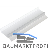 REHAU Sockel-Abschlussprofil 19 mm mit Dichtlippe, Kunststoff transparent