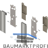 BLUM LEGRABOX Fronthalter Innenauszug mit Reling H�he C, INOX