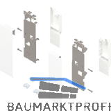 BLUM LEGRABOX Fronthalter Innenauszug mit Reling H�he C, Seidenwei�