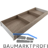 BLUM AMBIA-LINE Schubkastenrahmen breit, NL600mm, B200mm, Bardolino Eiche