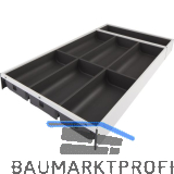 BLUM AMBIA-LINE Besteckeinsatz NL600mm,B300mm, Stahl SW/OG