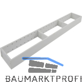 BLUM AMBIA-LINE Schubkastenrahmen schmal, NL650mm, Stahl Seidenwei� matt