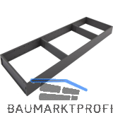 BLUM AMBIA-LINE Schubkastenrahmen breit, NL650mm, Stahl Oriongrau matt