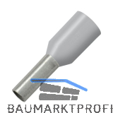Aderendh�lse 0,75x8/14 mit Kragen grau