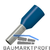 Aderendh�lse 2,5x18/24 mit Kragen blau