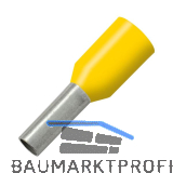 Aderendh�lse 25x16/30 mit Kragen gelb