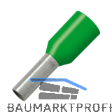 Aderendh�lse 6x18/26 mit Kragen gr�n