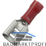 Flachsteckh�lse 4,8x0,8 Querschnitt 0,5 - 1,5 mm� isoliert rot