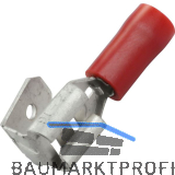 Flachsteckh�lse mit Abzweiger 6,3x0,8 Querschnitt 0,5 - 1,5 mm� isoliert rot