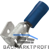 Flachsteckh�lse mit Abzweiger 6,3x0,8 Querschnitt 1 - 2,5 mm� isoliert blau