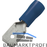 Flachstecker 6,3x0,8 Querschnitt 1 - 2,5 mm� isoliert blau
