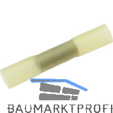 Sto�verbinder 6mm� schrumpfisoliert gelb