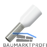 Aderendh�lse 0,5x10/16 mit Kragen wei�