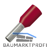 Aderendh�lse 1x10/16 mit Kragen rot