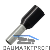 Aderendh�lse 1,5x18/24 mit Kragen schwarz