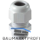 Kabelverschraubung M25x1,5 RAL 7035 lichtgrau, SW29/29