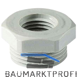 Reduktion M20x1,5/M16x1,5 RAL 7035 lichtgrau, SW24