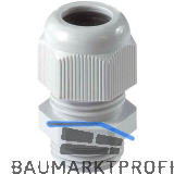 Kabelverschraubung PG48 RAL 7035 lichtgrau, SW65/65