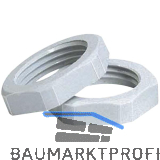 Gegenmutter PG13,5 RAL 7035 lichtgrau, SW27