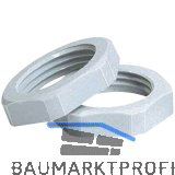 Gegenmutter PG16 RAL 7035 lichtgrau, SW30