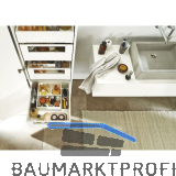BLUM SPACE TOWER LEGRABOX pure mit Reling NL550 KB600, Oriongrau