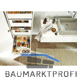 BLUM SPACE TOWER LEGRABOX pure mit Reling NL550 KB600, Seidenwei�