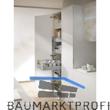 BLUM SPACE TOWER TANDEMBOX antaro mit Reling NL500 KB600, Grau RAL 9006