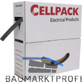 Schrumpfschlauch d�nnwandig 9,5 - 4,8 gelb/gr�n, 10 Meter