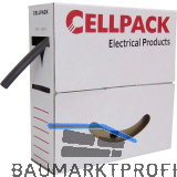 Schrumpfschlauch d�nnwandig 12,7 - 6,4 gelb/gr�n, 8 Meter