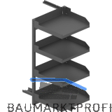 PEKA Pleno Maxi Standard Set 600-1300 rechts Anthrazit