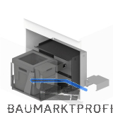 PEKA Abfallsystem Oeko Complet Aqua L KB 750/800/900 mm Anthrazit