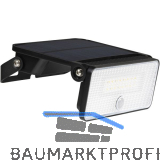 LED`S LIGHT Solar Wandleuchte mit Sensor, IP54, 4000K neutralwei�, schwarz