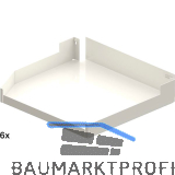 PEKA Einh�ngetablar-Set Liro 600-1900 links Pleno Maxi Standard Wei�