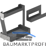 PEKA Unterschrankauszug Pinello Board 300 links Anthrazit