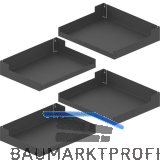 PEKA Einh�ngetablar-Set Liro 500 Magic Corner Standard Anthrazit