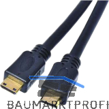 HDMI 2.0 Highspeed-Kabel, Stecker vergoldet, schwarz 1,5m