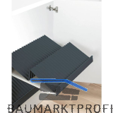 PEKA Schuhablageplatte zuschneidbar, Kunststoff anthrazit