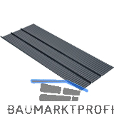 PEKA Schubkasten-Gew�rzeinsatz k�rzbar, 1300 x 25 x 524 mm, Kunstoff anthrazit