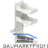 PEKA Putzschrankregal Sesam Standard, Stahlblech Wei�