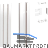 PEKA Wandprofil Standard Pecasa Aluminium beschichtet wei�