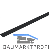 Schlagleiste flach 30 mm, L 2500 mm, Kunststoff schwarz