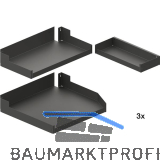 PEKA Einh�ngetablar-Sets Liro 600-1900 rechts Pleno Maxi Plus Anthrazit