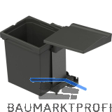 VS ENVI Single Einbau-Abfallsammler KB 400 mm 7 Liter Kunststoff Lava