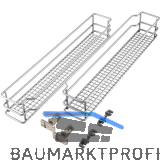 VS SUB Side Ablage-Set Saphir 90� KB 150 mm Silber