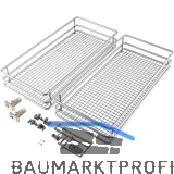 VS SUB Side Ablage-Set Saphir 90� KB 300 mm Silber