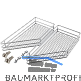 VS SUB Side Ablage-Set Saphir 45� rechts KB 300 mm Silber